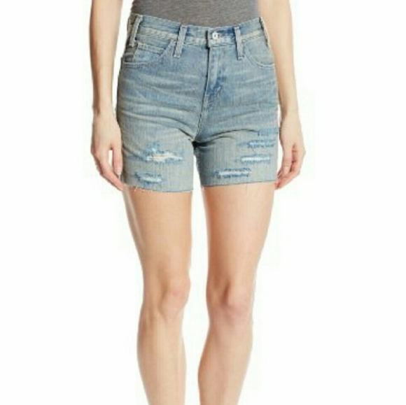 Levi's Pants - Levi's High Rise Denim Distressed Shorts